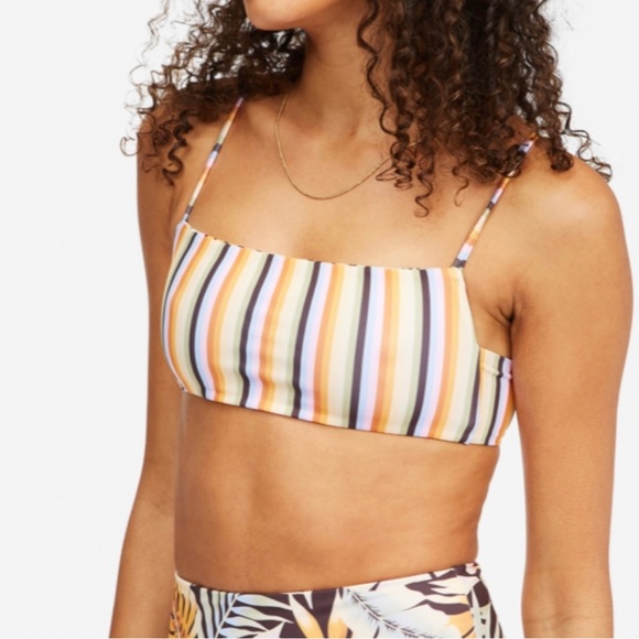 NWT Billabong Postcards From Paradise Reversible bralette bikini top - L - Picture 3 of 11